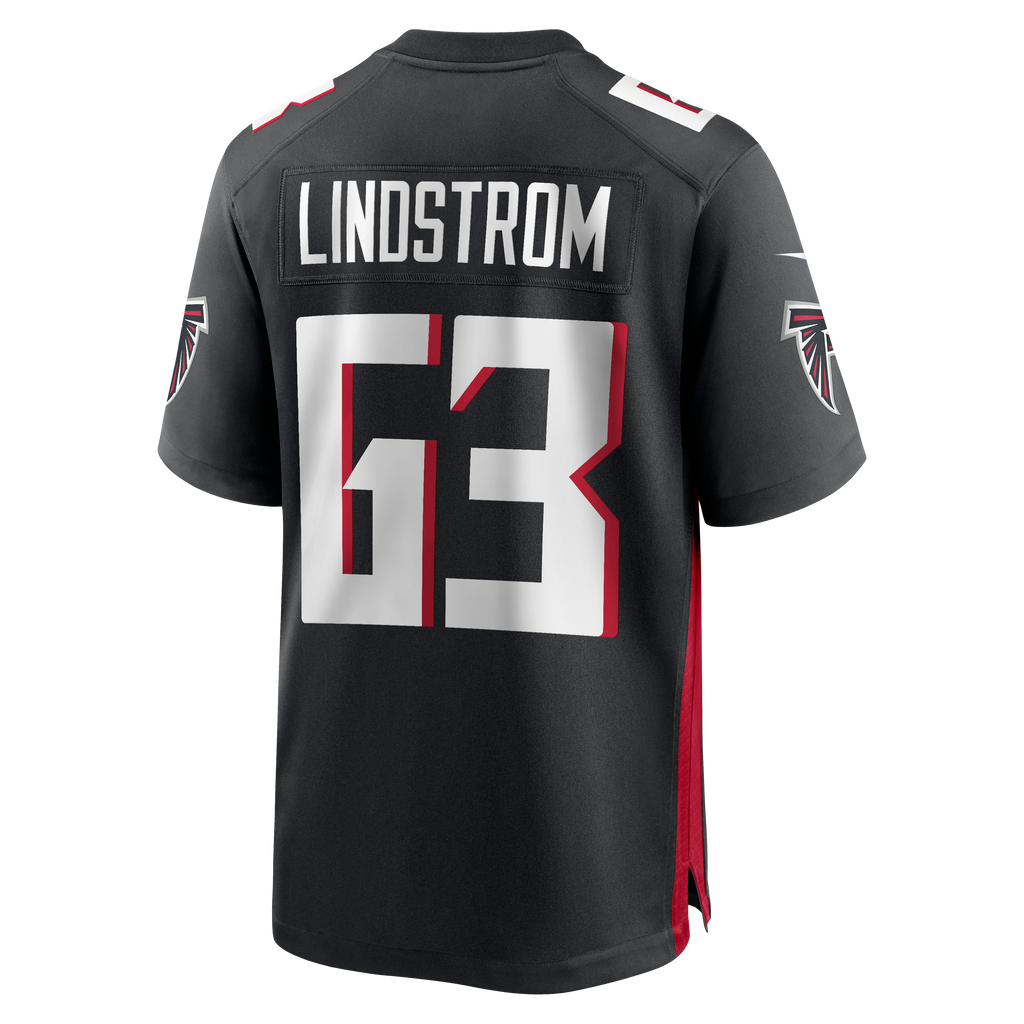 Atlanta Falcons Chris Lindstrom Nike Black Game Jersey product image 3