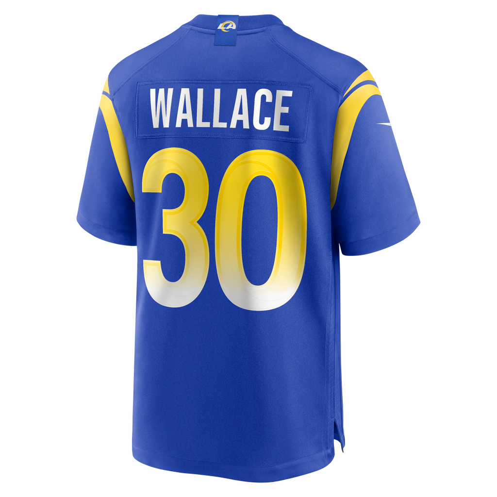 Los Angeles Rams Josh Wallace Nike Royal Game Jersey product image 3