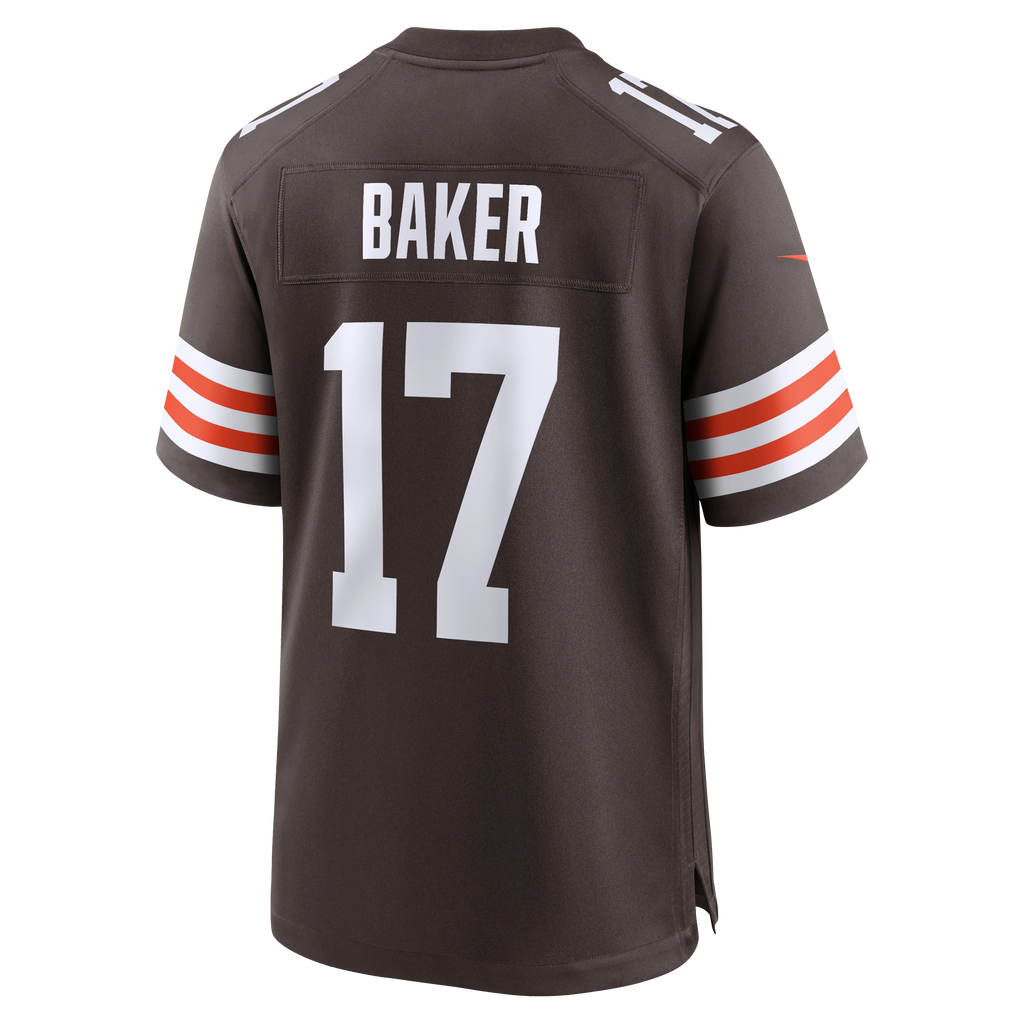 Cleveland Browns Jerome Baker Nike Brown Team Game Jersey product image 3