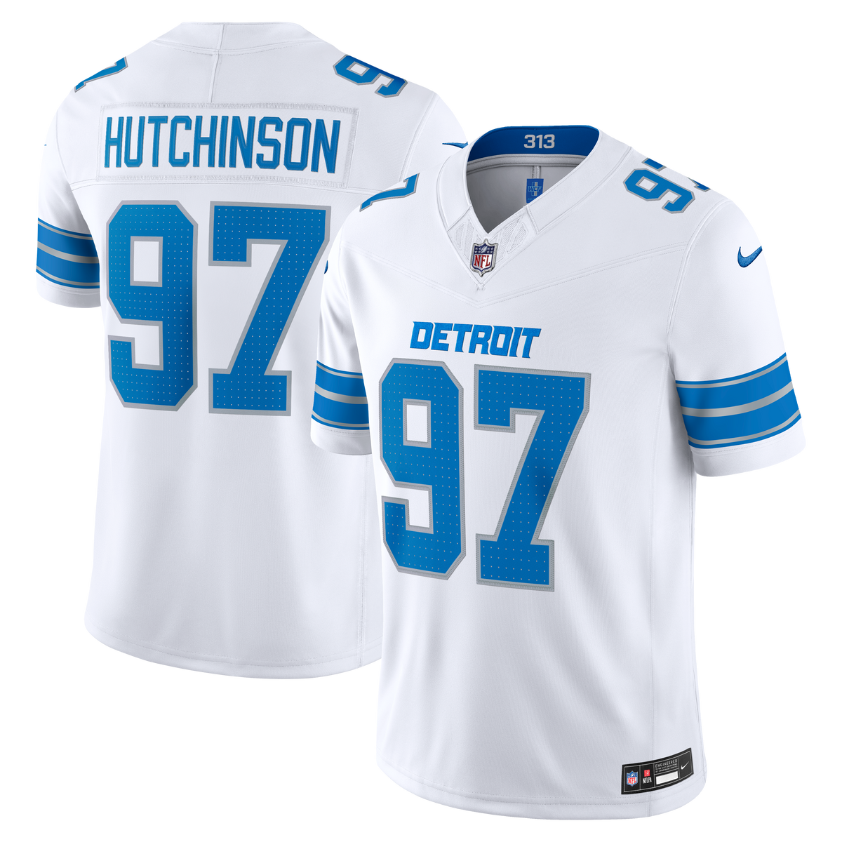 Detroit Lions Aidan Hutchinson Nike Blue Team Vapor product image 10