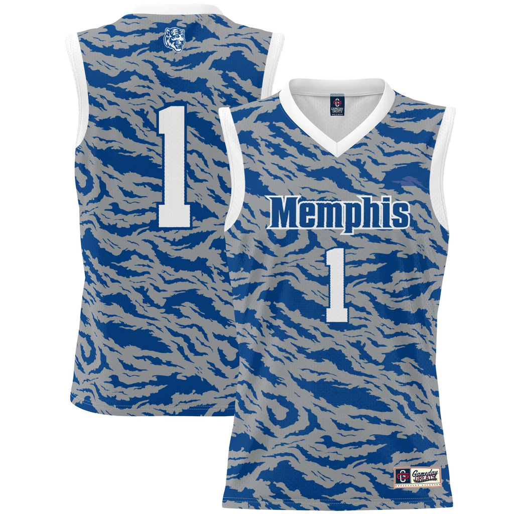 #1 Memphis Tigers Lightweight Basketball Jersey - Royal product image 1