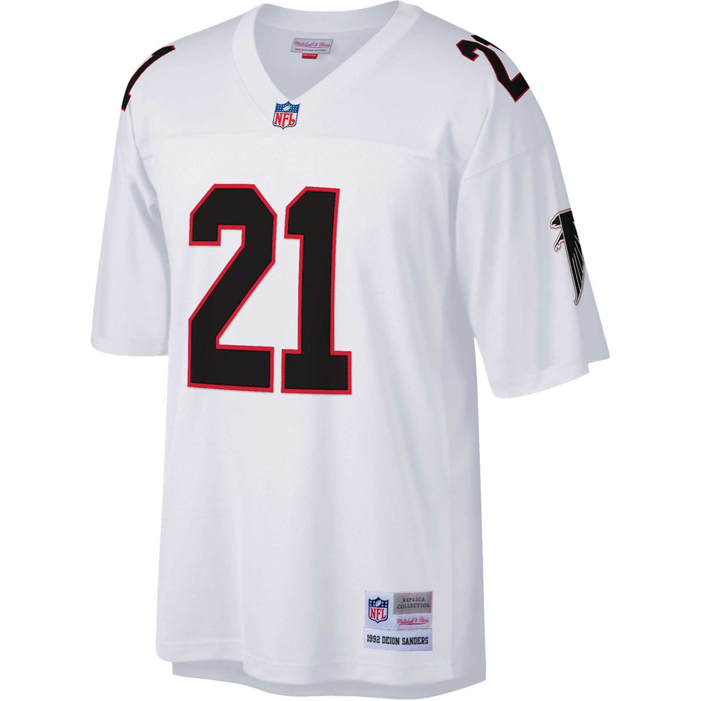 Atlanta Falcons Deion Sanders Mitchell & Ness White Big & product image 2