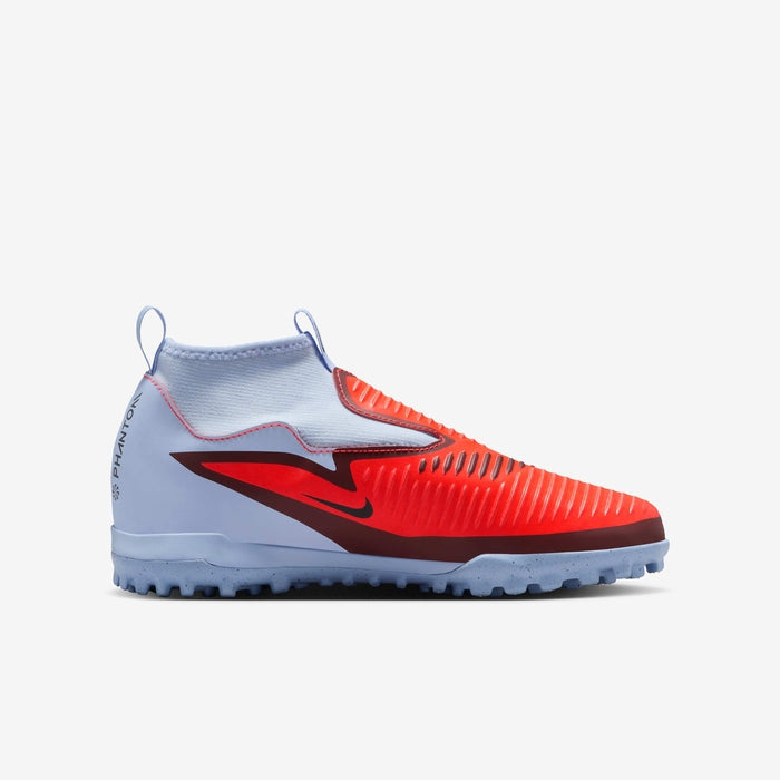 Nike Jr. Phantom 6 High Academy Kids' Turf Soccer Shoes product image 3, provided for visual reference and product detail