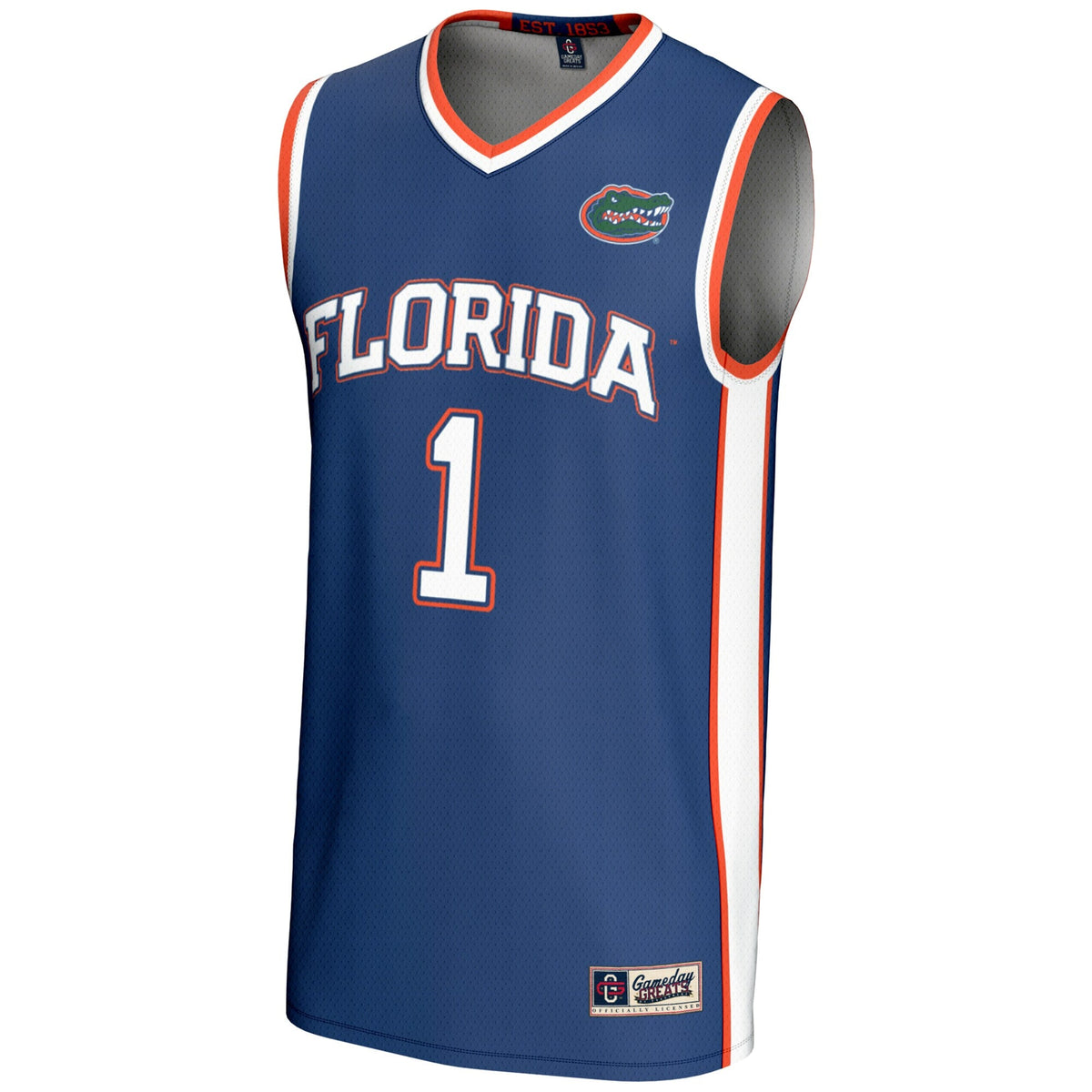 #1 Florida Gators Lightweight Basketball Jersey - Royal product image 3
