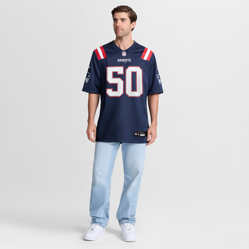 New England Patriots Mike Vrabel Nike White Retired Player product image 11