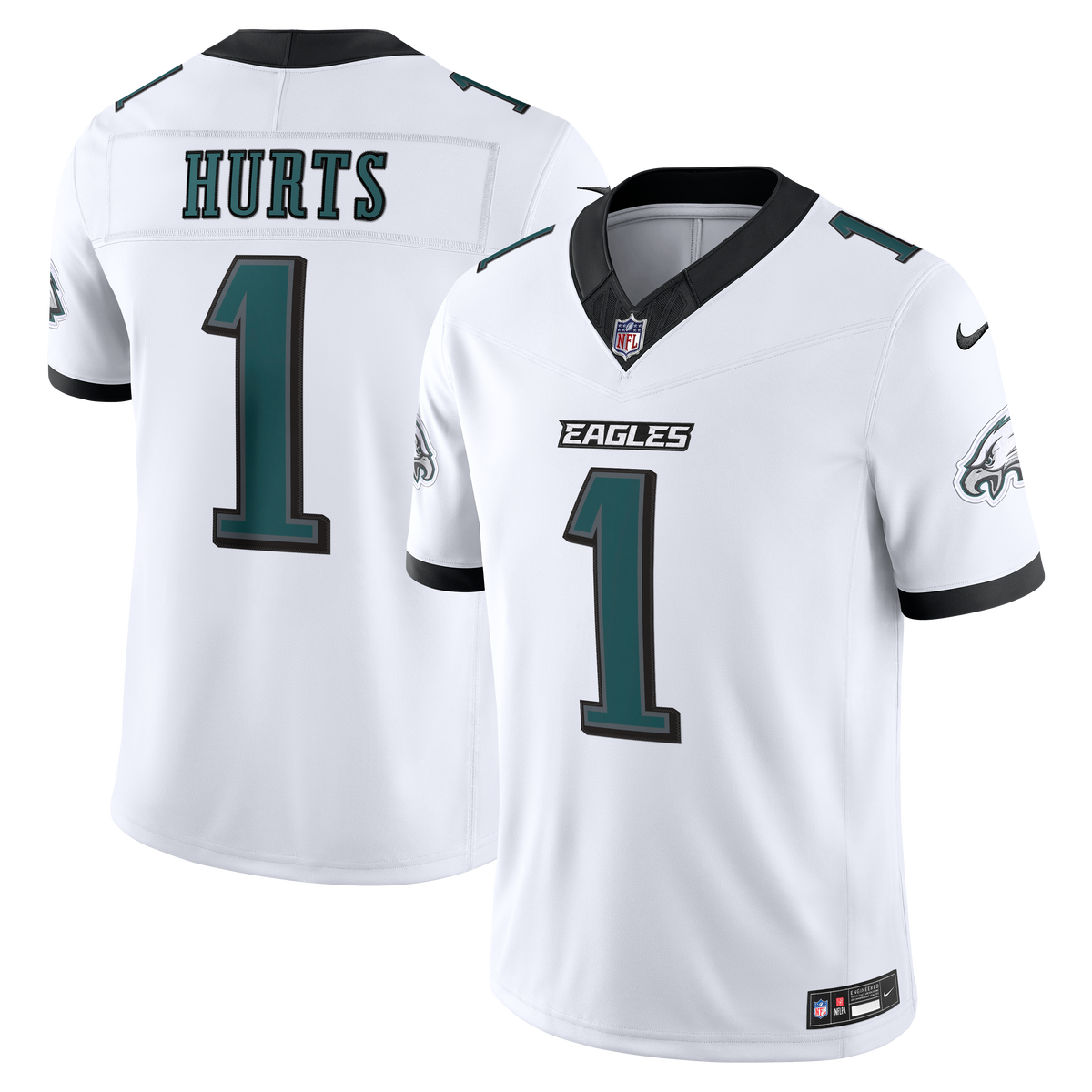 Philadelphia Eagles Jalen Hurts Nike White Vapor F.U.S.E. product image 1