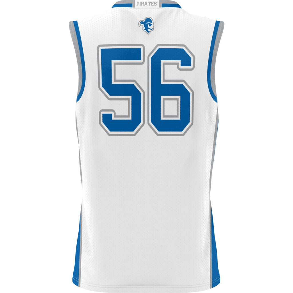 #56 Seton Hall Pirates Lightweight Basketball Jersey - White product image 4