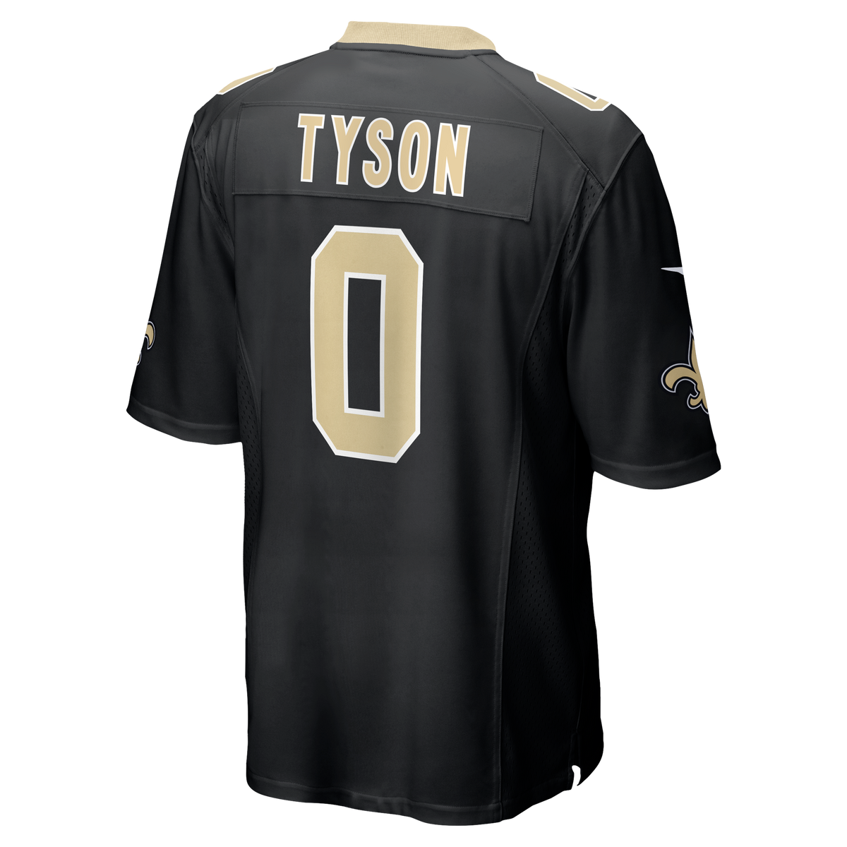 New Orleans Saints Jordyn Tyson Nike Black Team Game Jersey product image 10