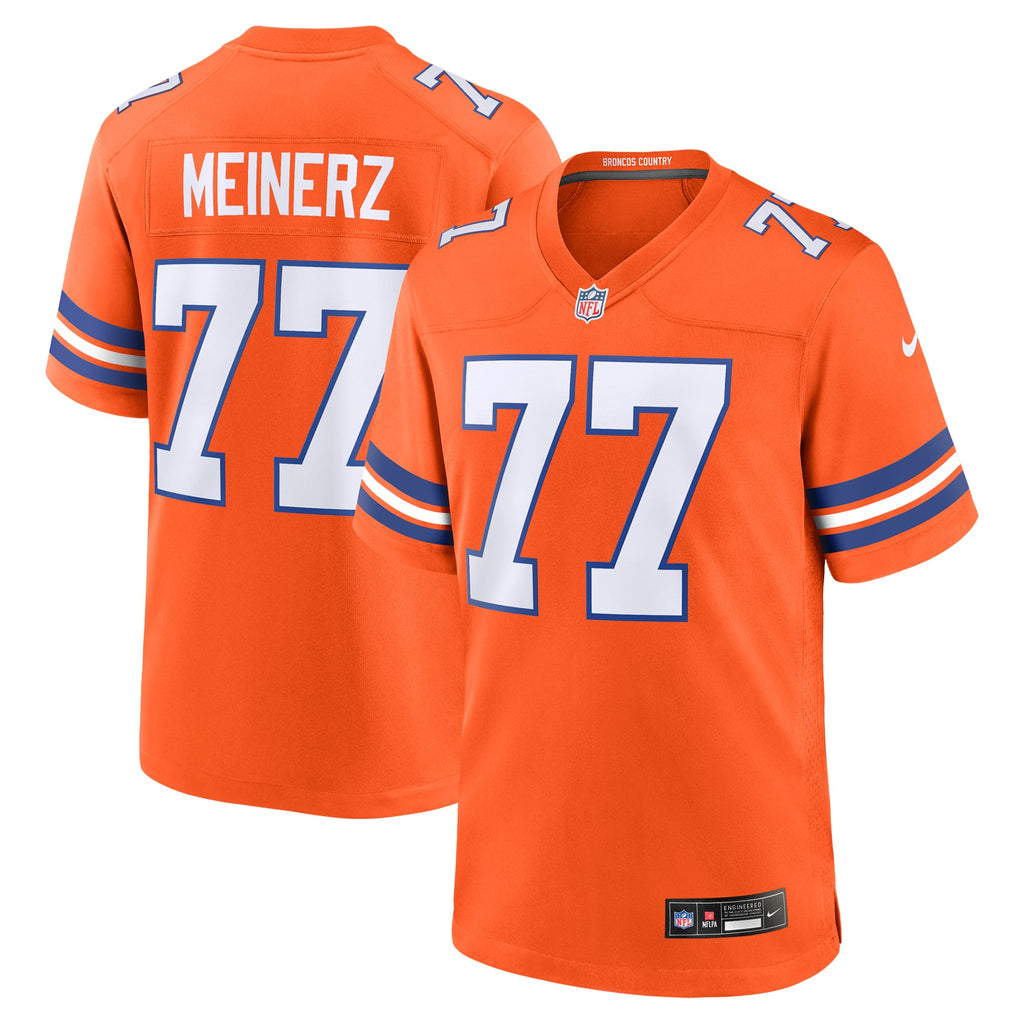 Denver Broncos Quinn Meinerz Nike Orange Alternate Game product image 1
