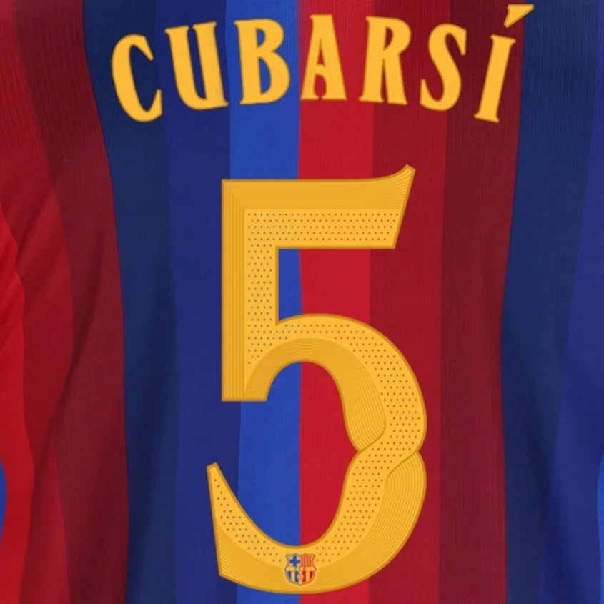 Cubarsi #5 Barcelona Home UCL Name Set 2026 product image 1, provided for visual reference and product detail review