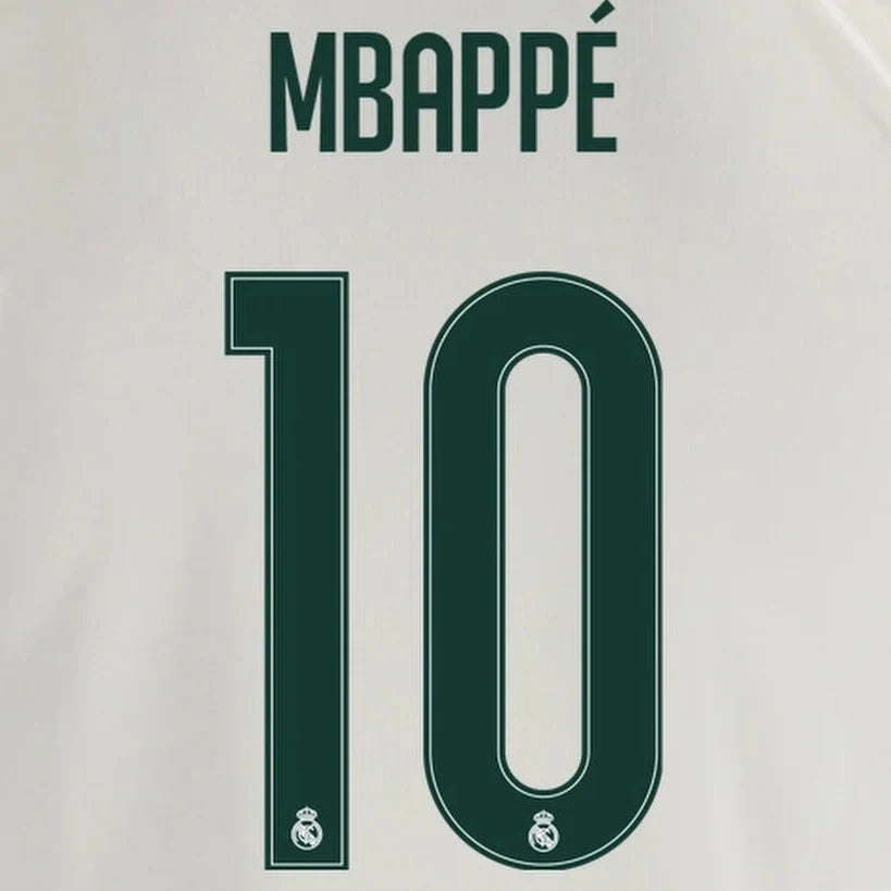 Mbappe #10 Real Madrid Home UCL Name Set 2026 product image 1, provided for visual reference and product detail review
