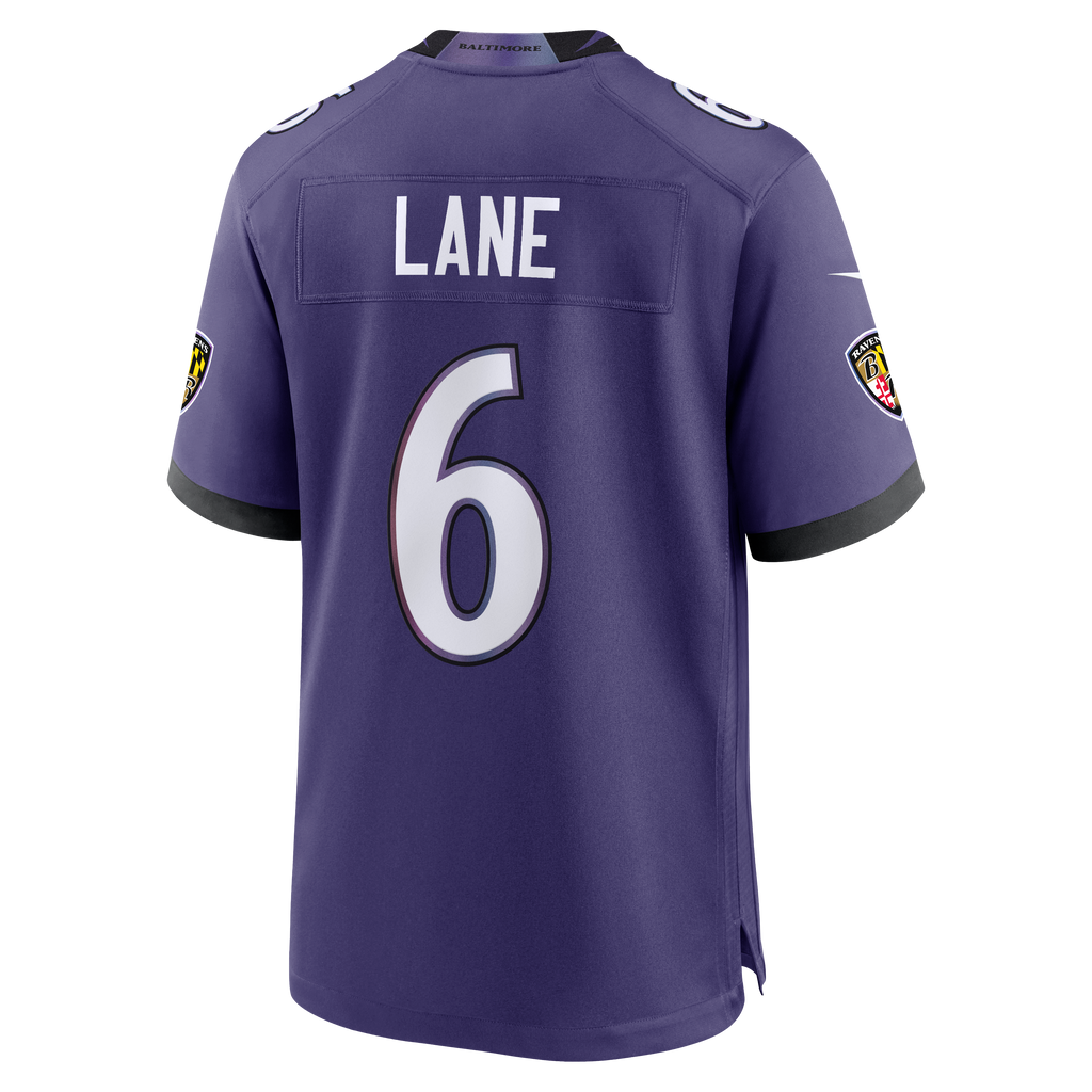Baltimore Ravens Ja'Kobi Lane Nike Purple Team Game Jersey product image 3