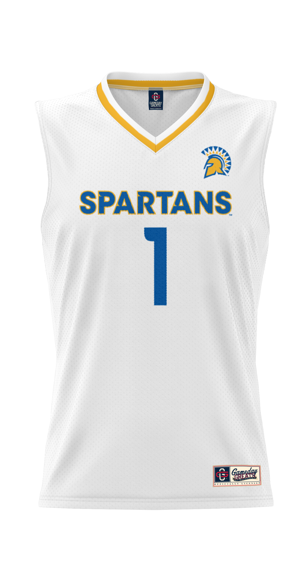 #1 San Jose State Spartans Lightweight Basketball Jersey product image 3