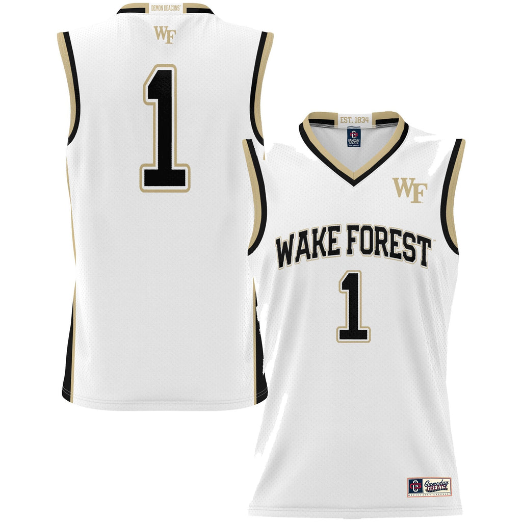 #1 Wake Forest Demon Deacons Lightweight Basketball Jersey product image 2