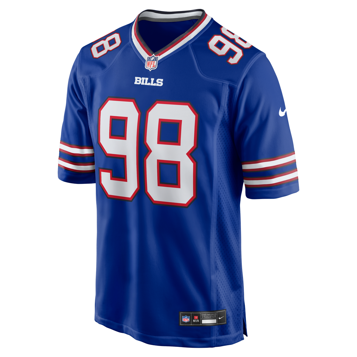 Buffalo Bills T.J. Sanders Nike Royal Team Game Jersey product image 2