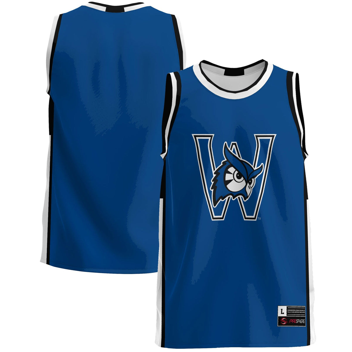 Westfield State Owls Lightweight Basketball Jersey - Blue product image 1