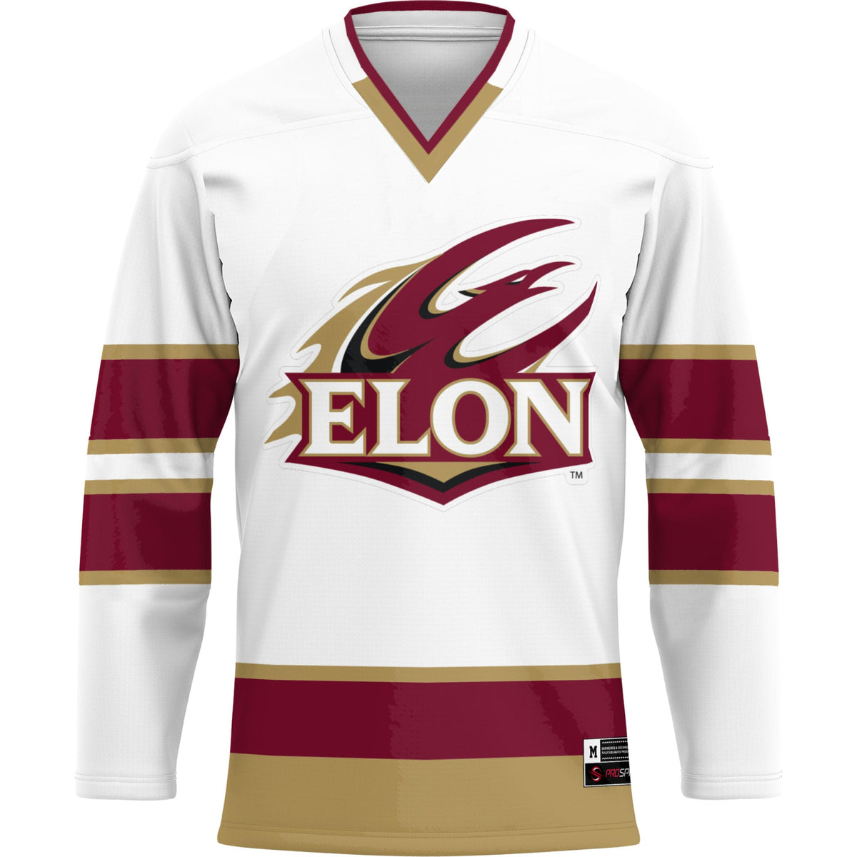 Elon Phoenix Hockey Jersey - White product image 3