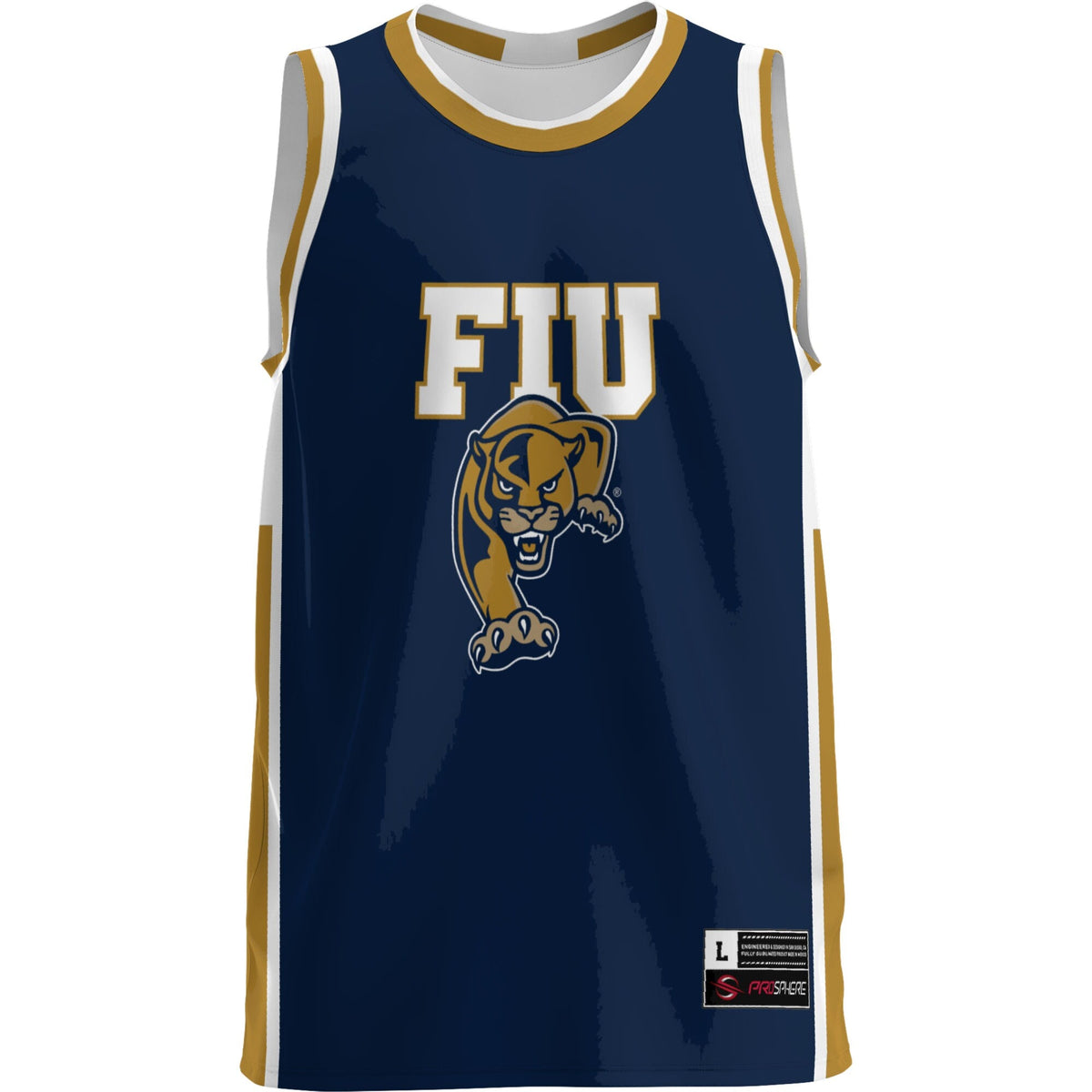 FIU Panthers Lightweight Basketball Jersey - Navy product image 3