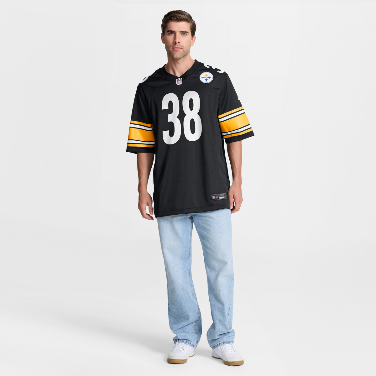 Pittsburgh Steelers Mykal Walker Nike Black Team Game Jersey product image 7