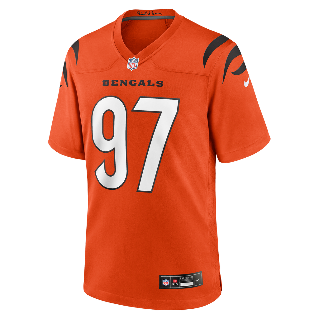 Cincinnati Bengals Dexter Lawrence II Nike Black Game Jersey product image 12