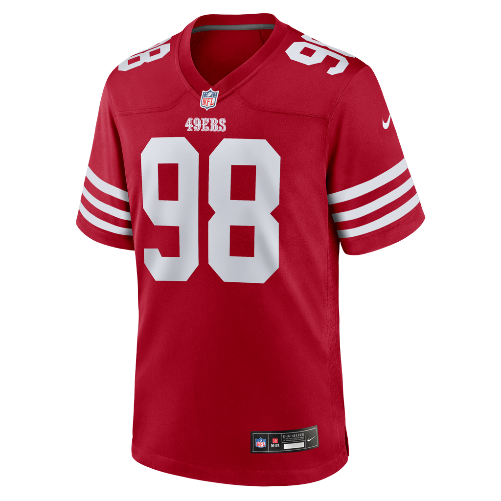 San Francisco 49ers Mykel Williams Nike Scarlet Team Game product image 2