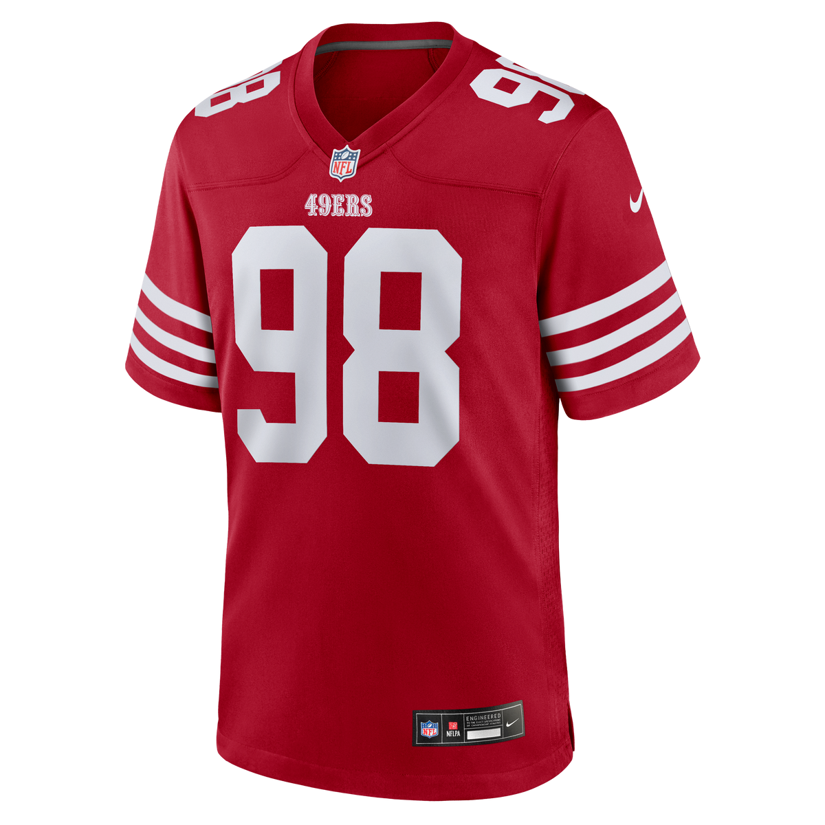 San Francisco 49ers Mykel Williams Nike Scarlet Team Game product image 2