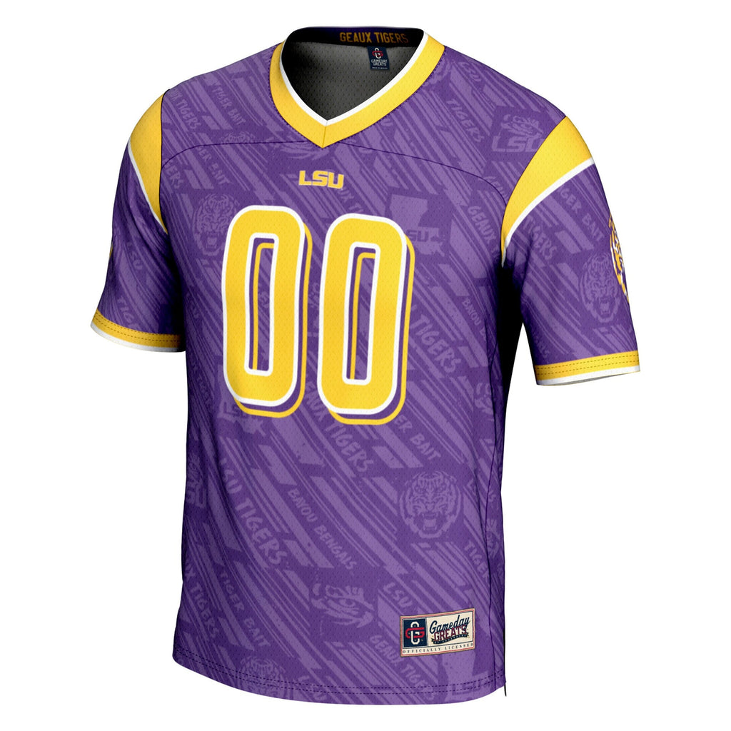 LSU Tigers Highlight Print NIL Pick-A-Player Football product image 3