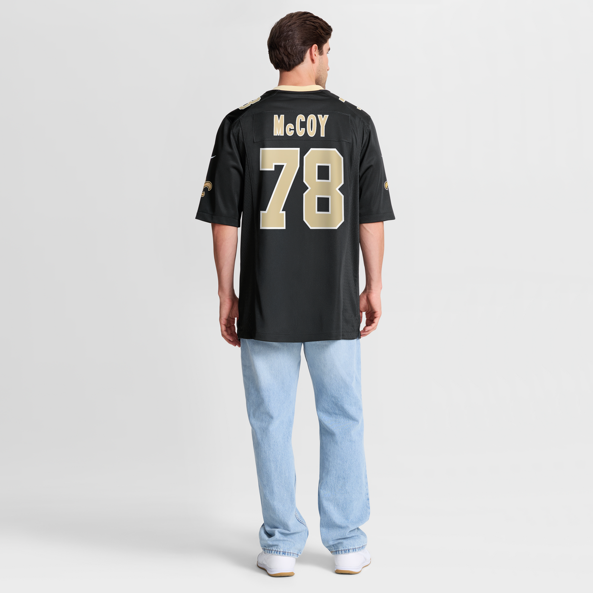 New Orleans Saints Erik Mccoy Nike Black Game Jersey product image 8