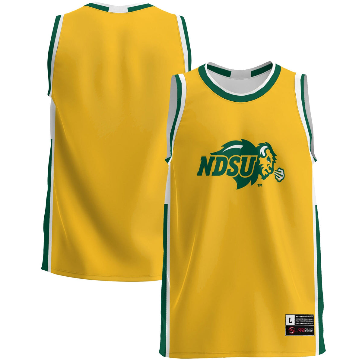 NDSU Bison Lightweight Basketball Jersey - Green product image 1