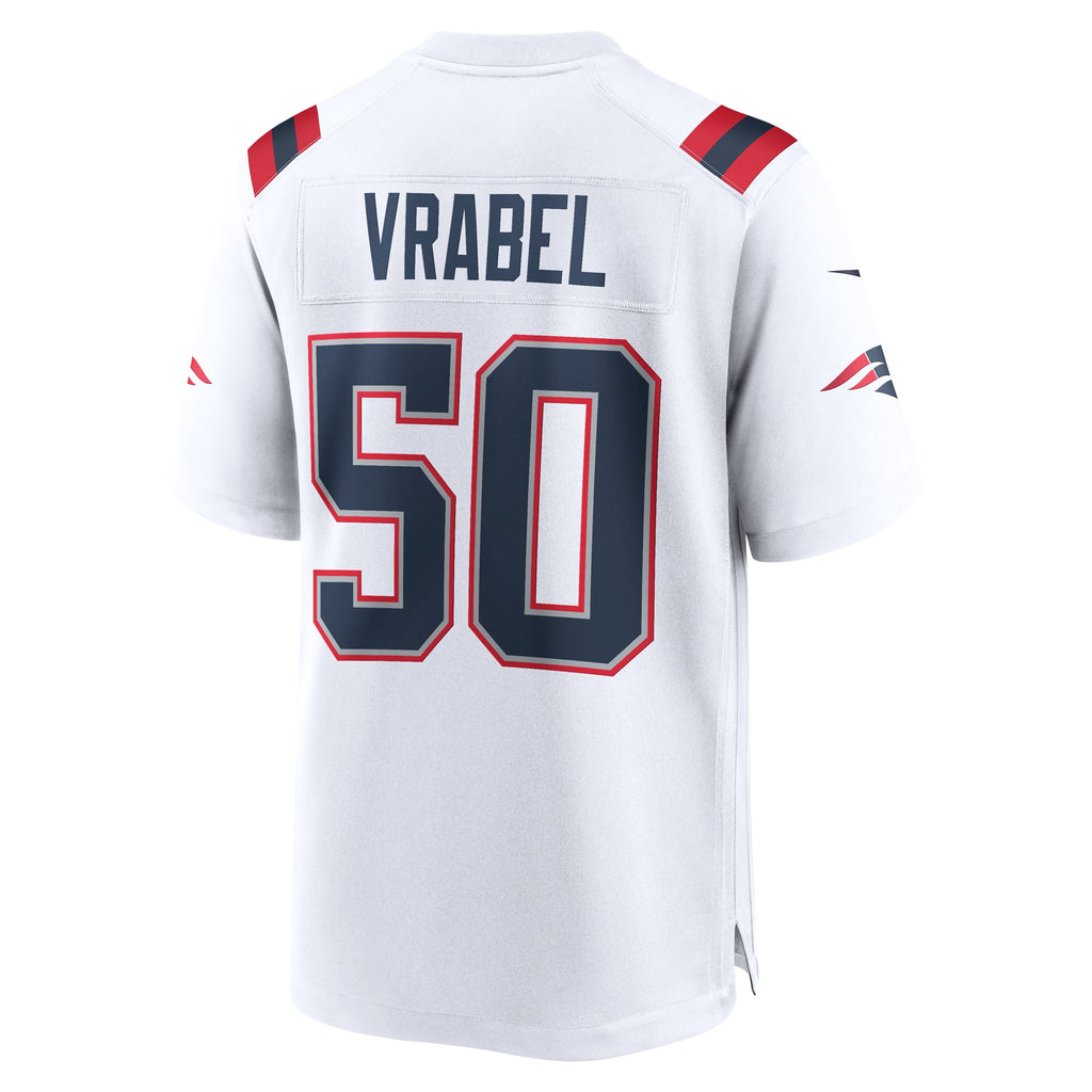 New England Patriots Mike Vrabel Nike White Retired Player product image 3