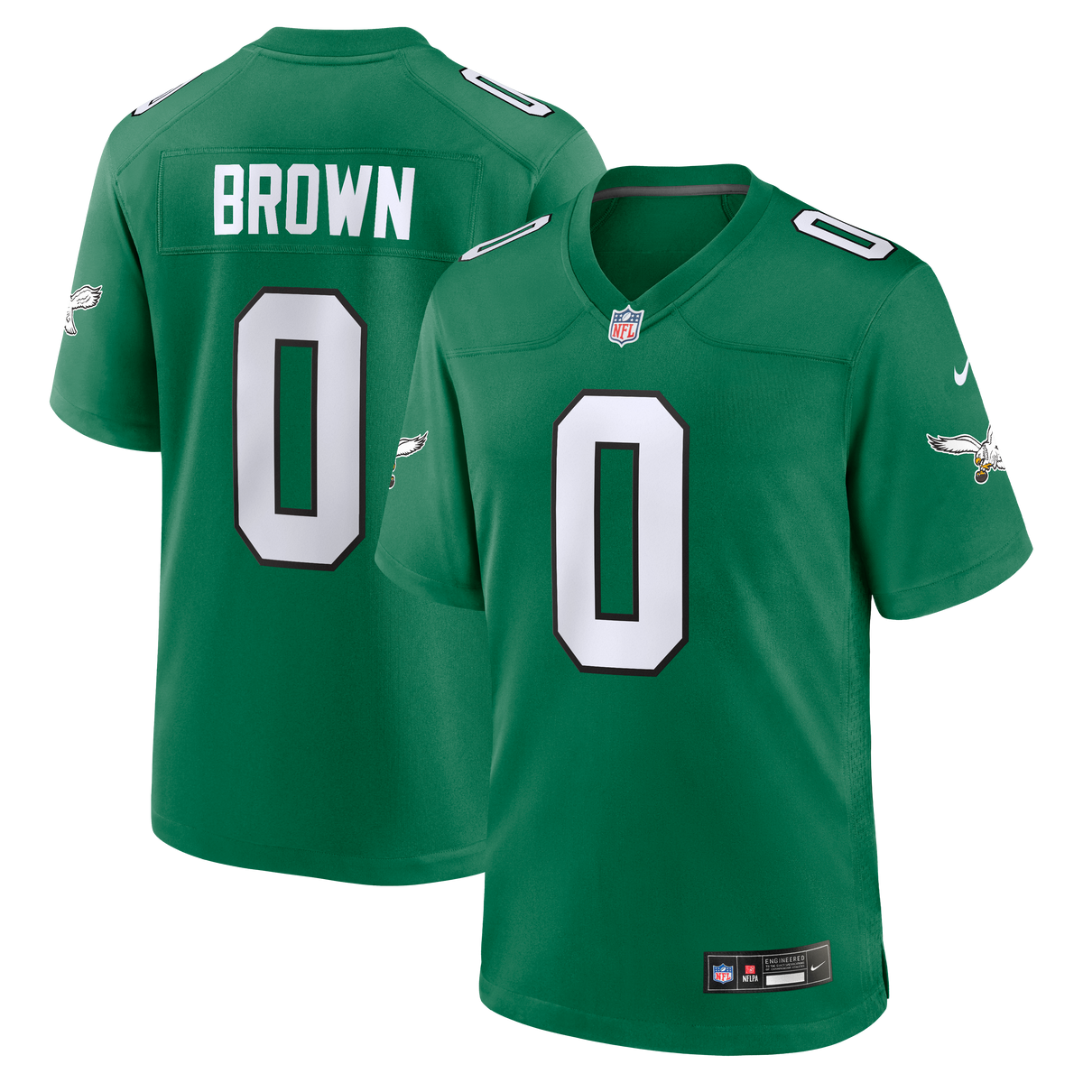 Philadelphia Eagles Marquise Brown Nike Kelly Green product image 1