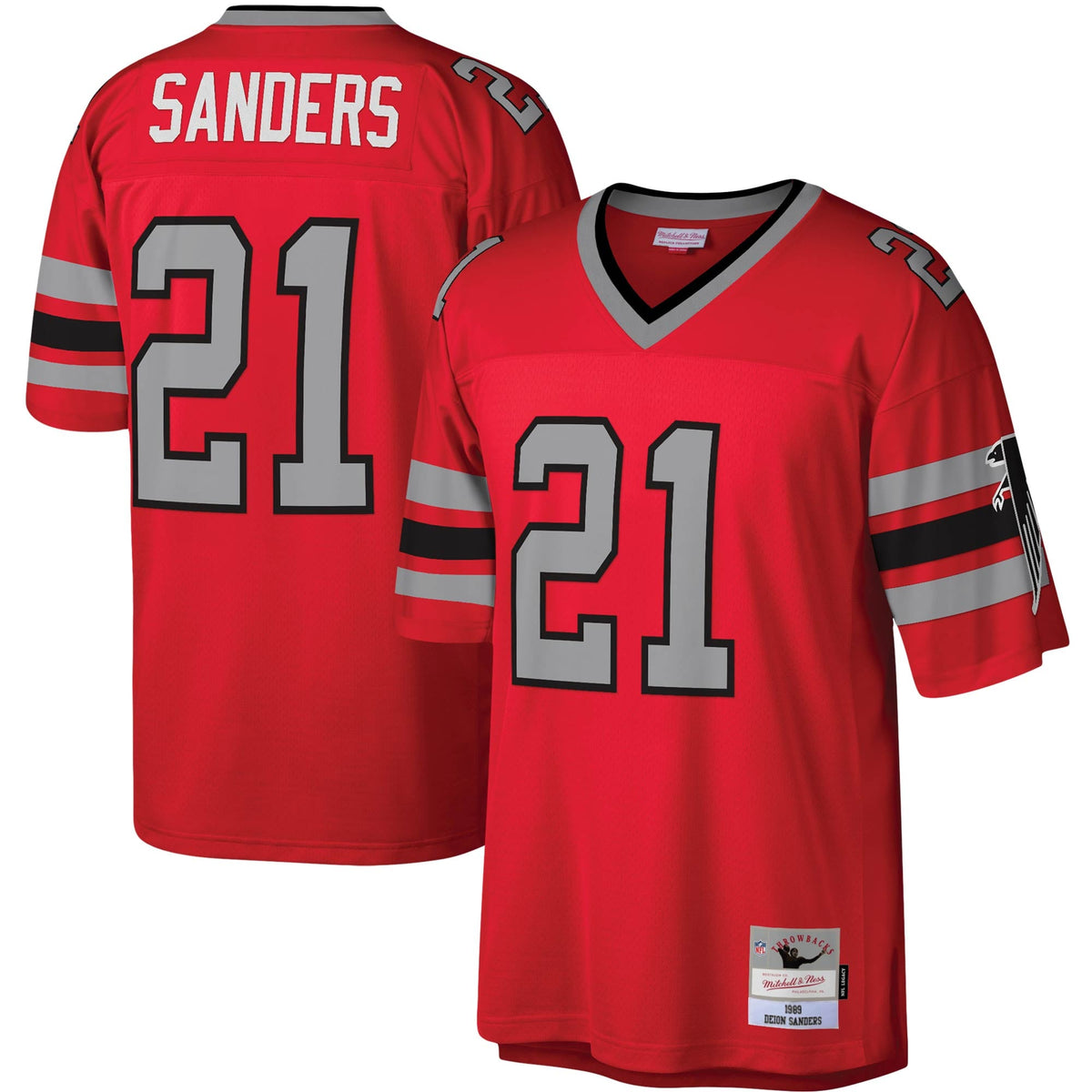 Atlanta Falcons Deion Sanders Mitchell & Ness Red Legacy product image 4