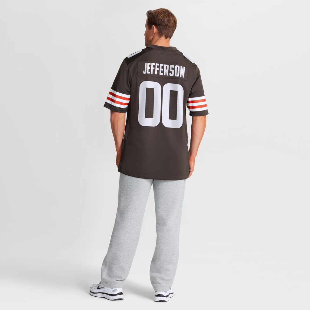 Cleveland Browns Justin Jefferson Nike Brown Game Jersey product image 5
