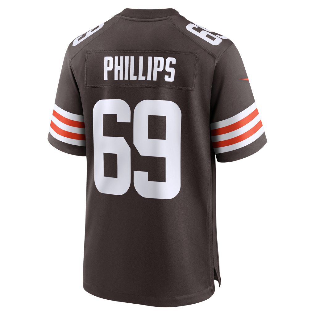 Cleveland Browns Tyre Phillips Nike Brown Team Game Jersey product image 3