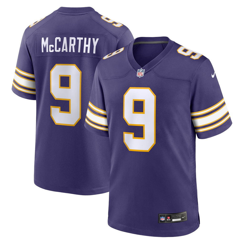 Minnesota Vikings J.J. McCarthy Nike Purple 2nd Alternate product image 1