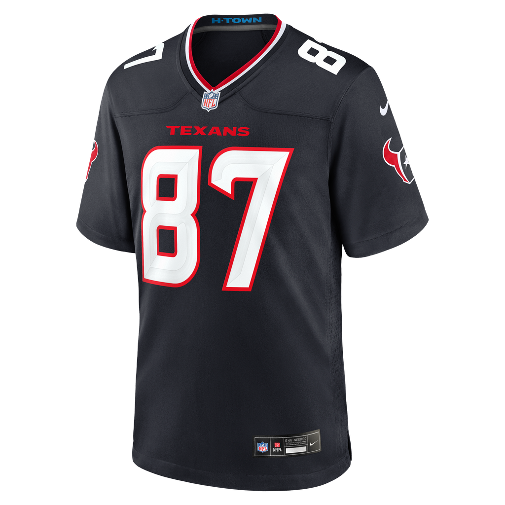 Houston Texans Cade Stover Nike Navy Game Jersey product image 2