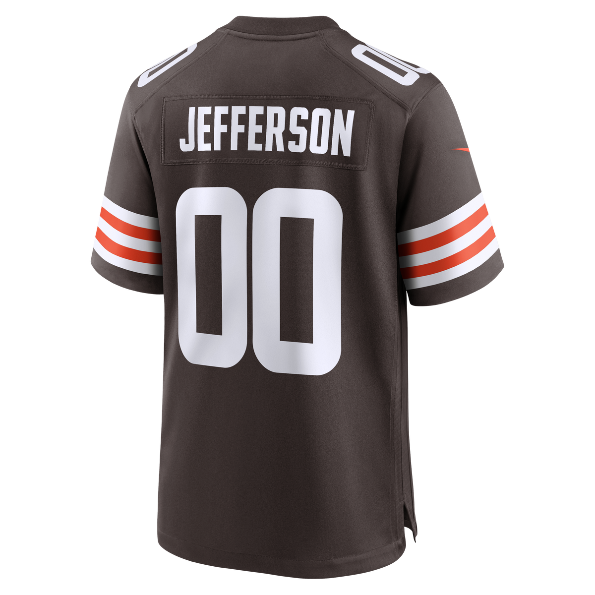 Cleveland Browns Justin Jefferson Nike Brown Game Jersey product image 3
