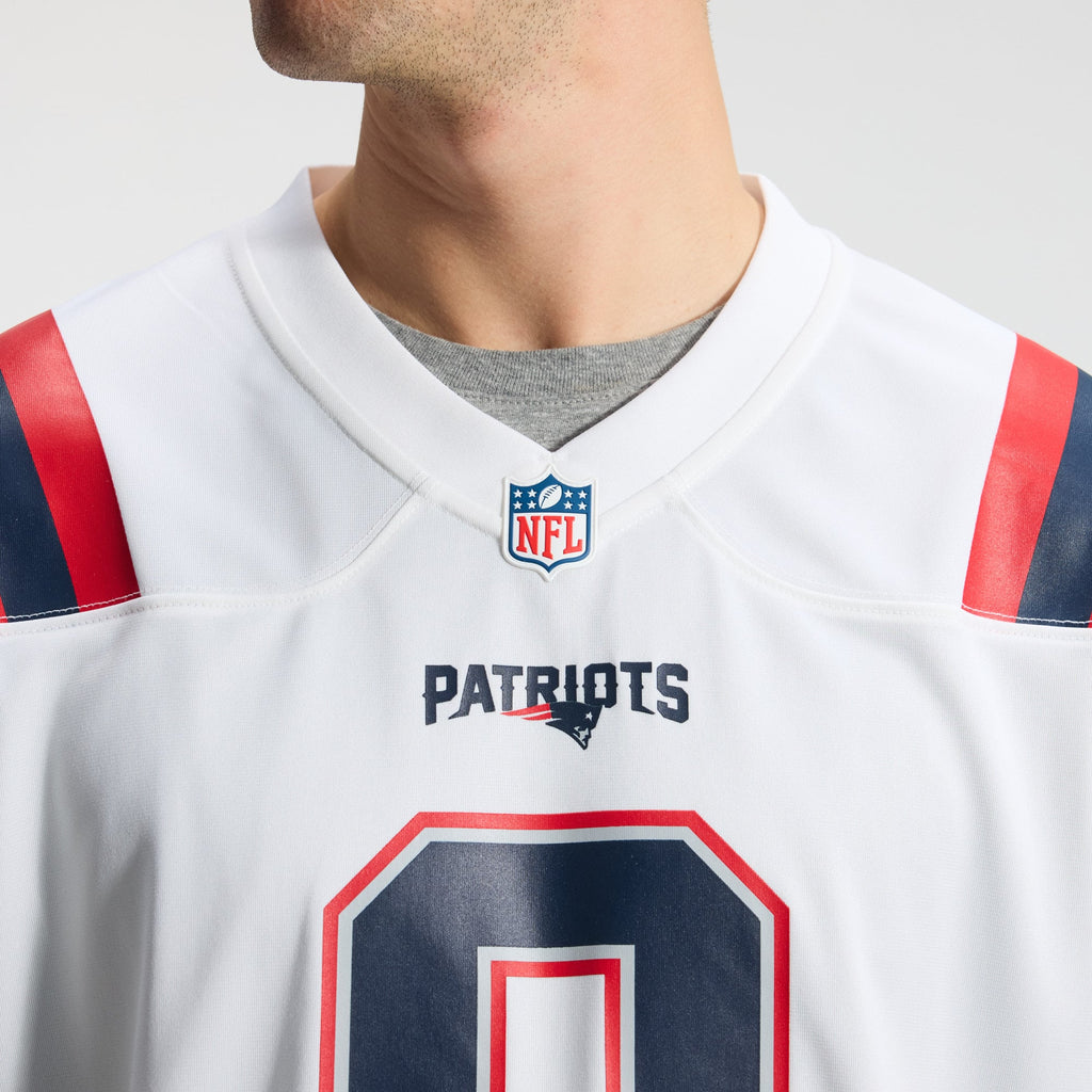 New England Patriots Christian Gonzalez Nike White Game product image 9