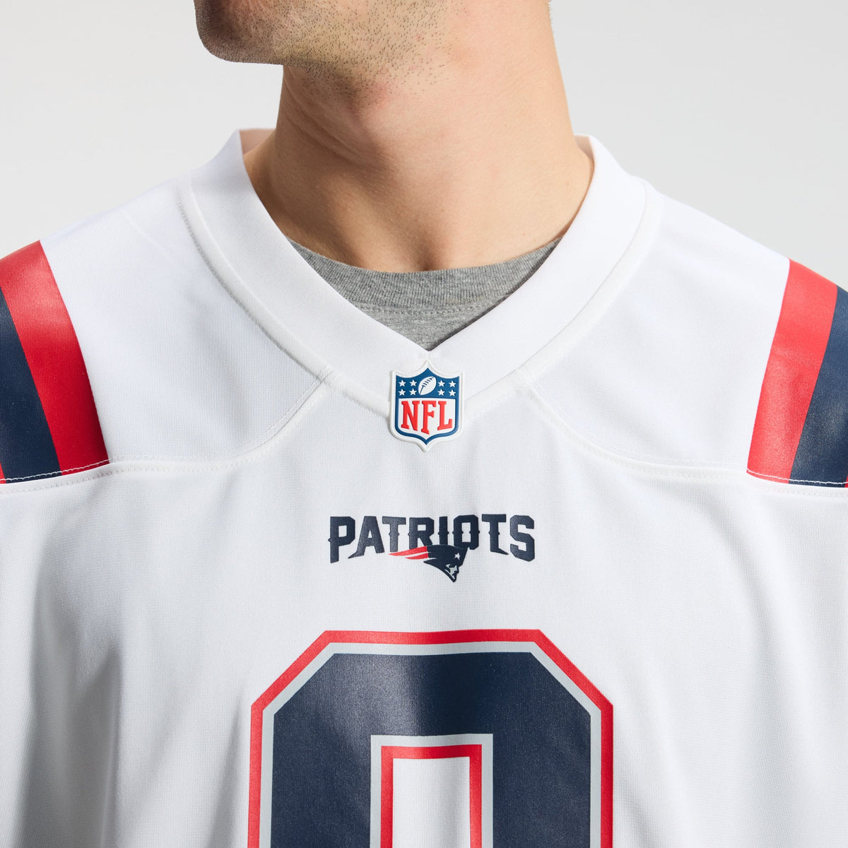 New England Patriots Christian Gonzalez Nike White Game product image 9