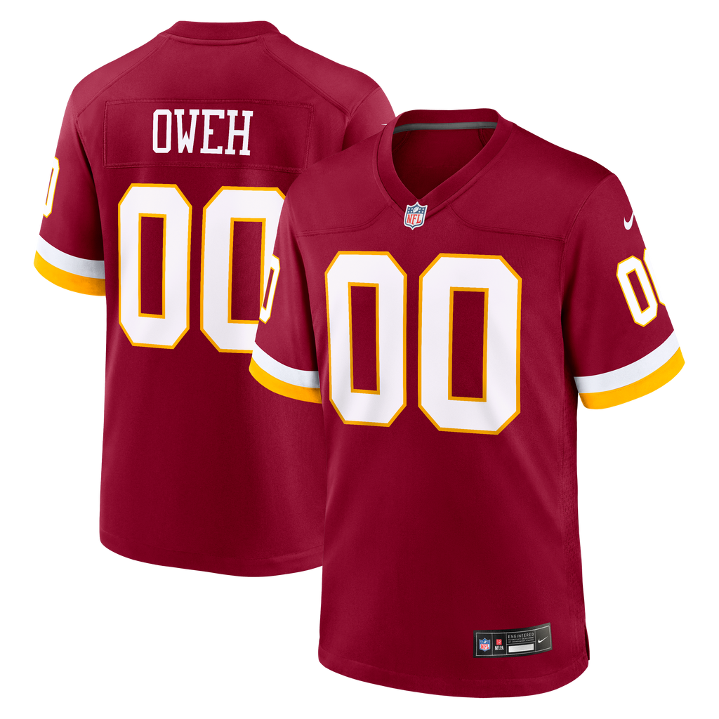 Washington Commanders Odafe Oweh Nike Burgundy Game Jersey product image 1
