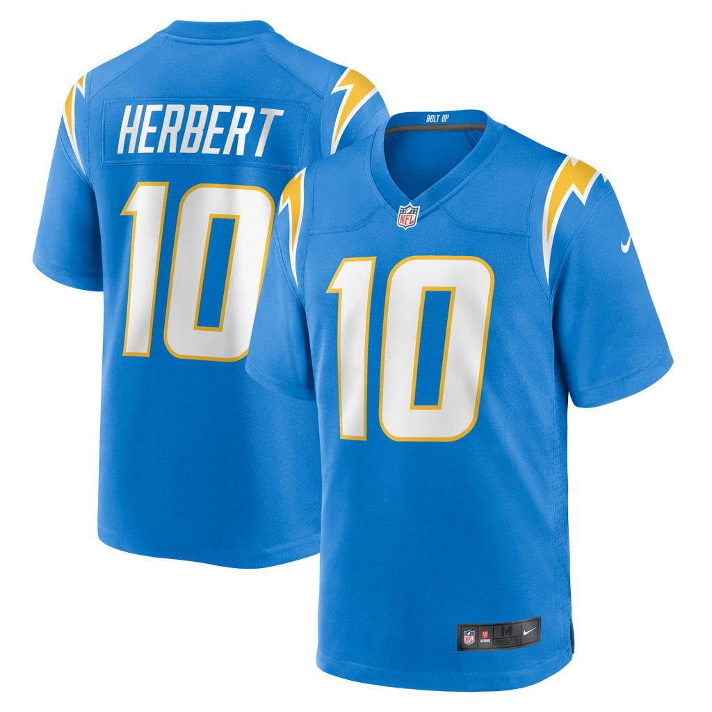 Los Angeles Chargers Justin Herbert Nike Powder Blue Player product image 14
