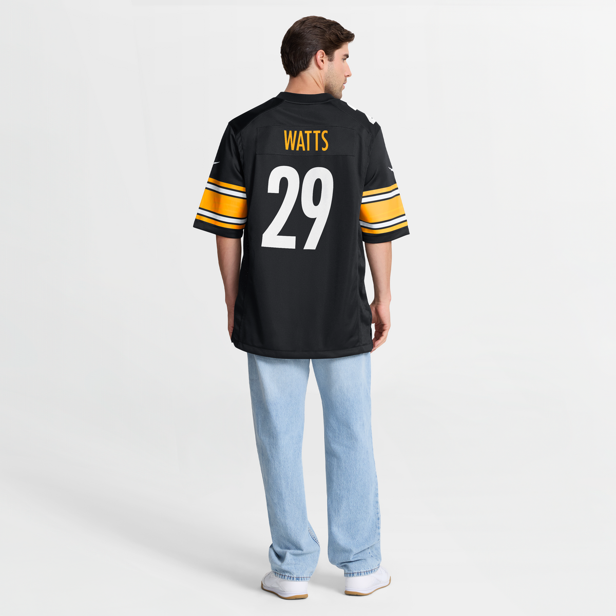 Pittsburgh Steelers Ryan Watts Nike Black Game Jersey product image 8