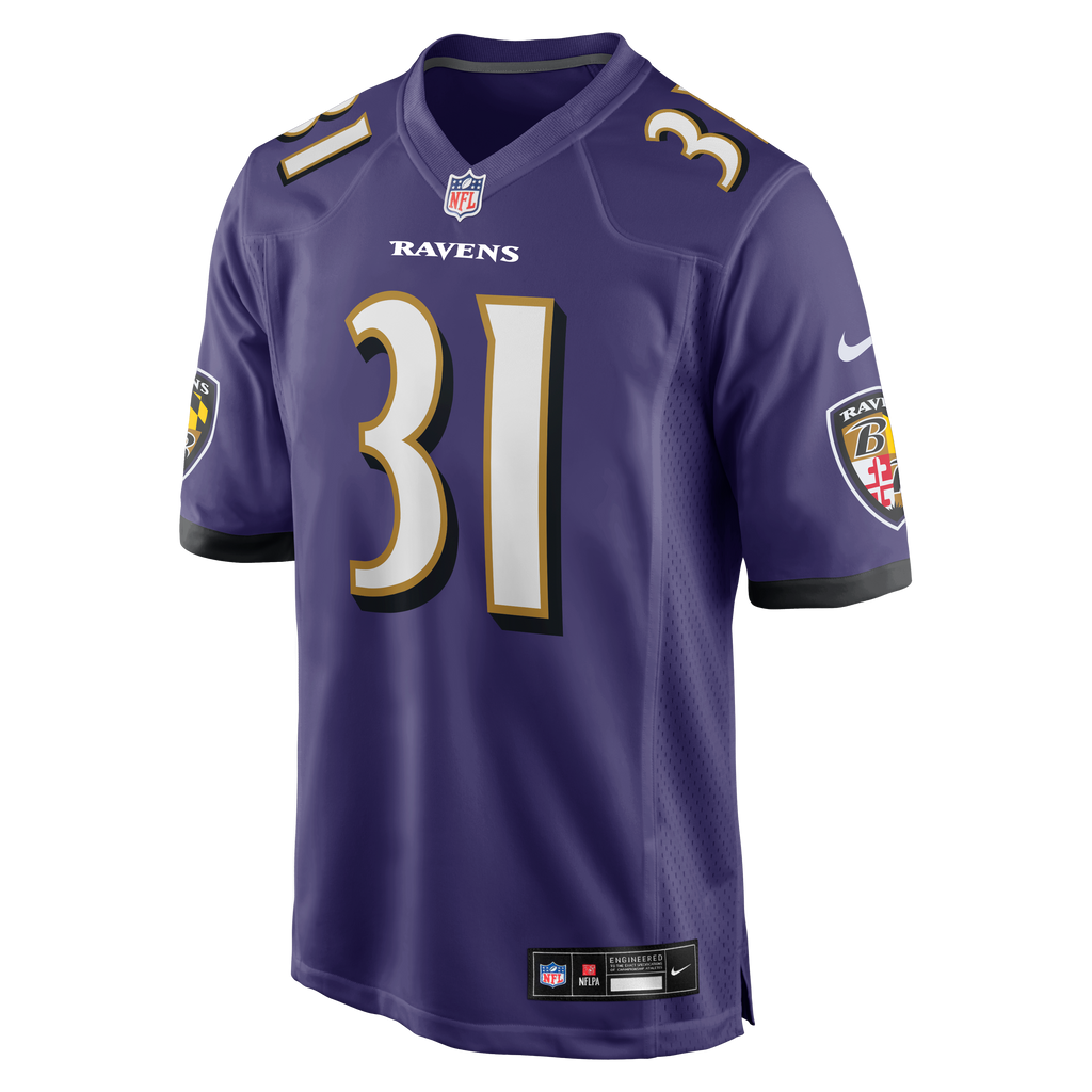 Baltimore Ravens Jamal Lewis Nike Purple Game Retired product image 2