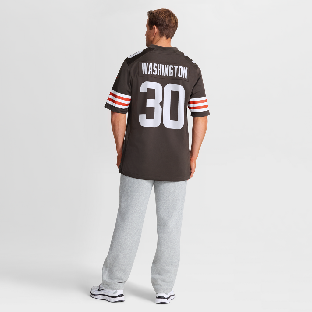 Cleveland Browns Zion Washington Nike Brown Team Game Jersey product image 3