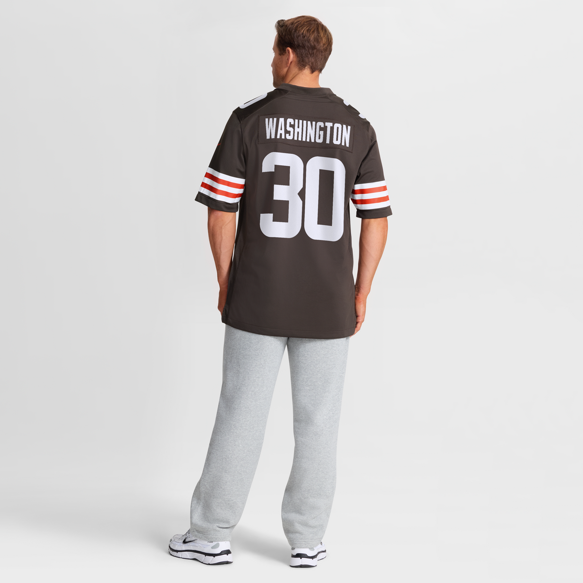 Cleveland Browns Zion Washington Nike Brown Team Game Jersey product image 3