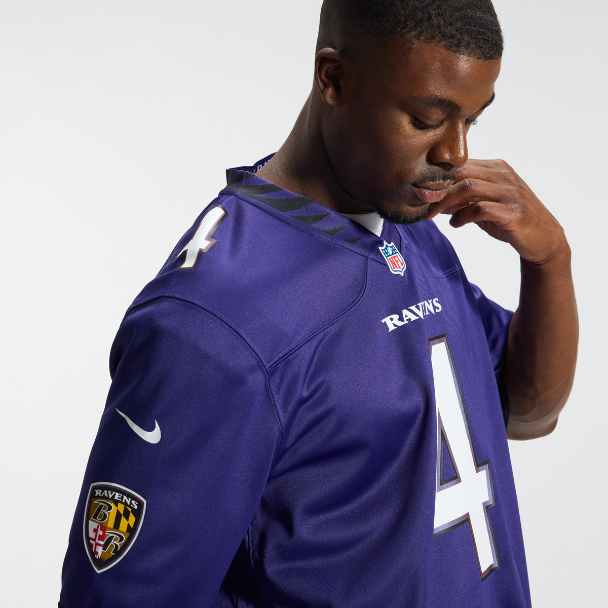 Baltimore Ravens Zay Flowers Nike Purple Team Game Jersey product image 10