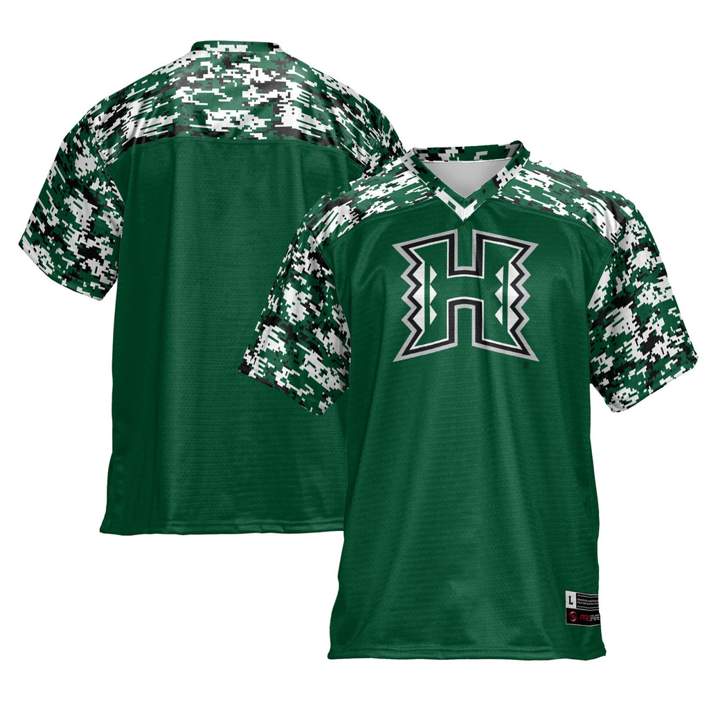 Hawaii Rainbow Warriors Football Jersey - Green product image 1