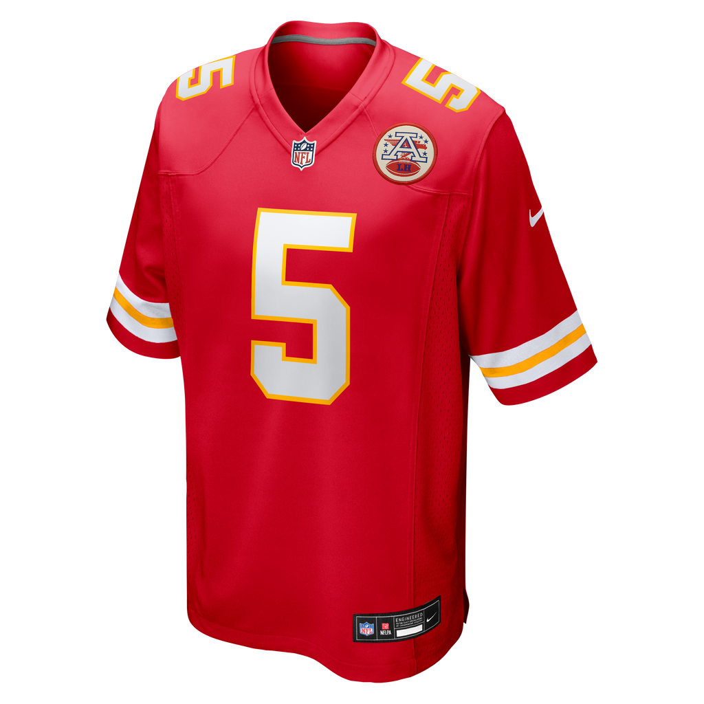 Kansas City Chiefs Mansoor Delane Nike Red Team Game Jersey product image 4
