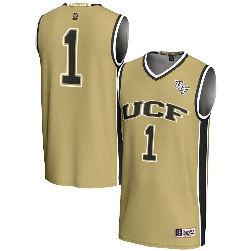 #1 UCF Knights Lightweight Basketball Jersey - Gold product image 2