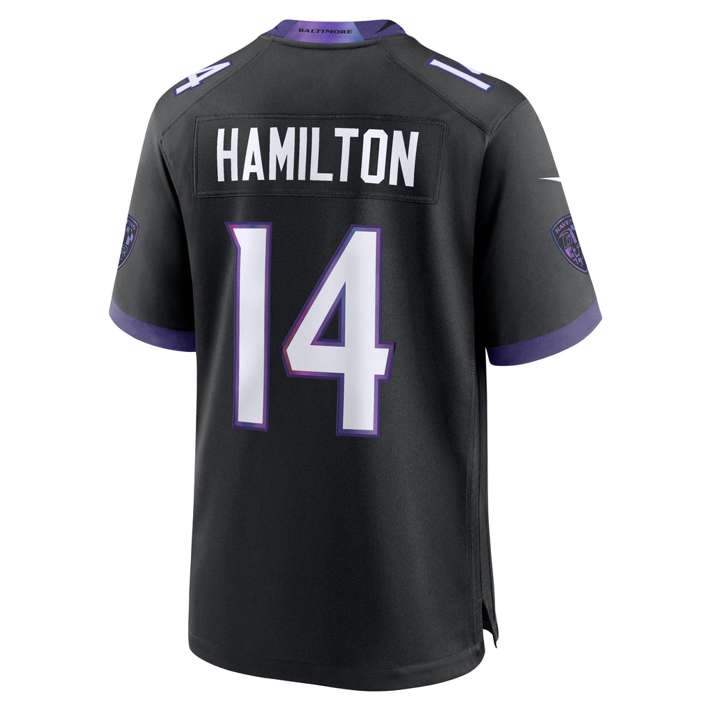 Baltimore Ravens Kyle Hamilton Nike Black Alternate Game product image 3